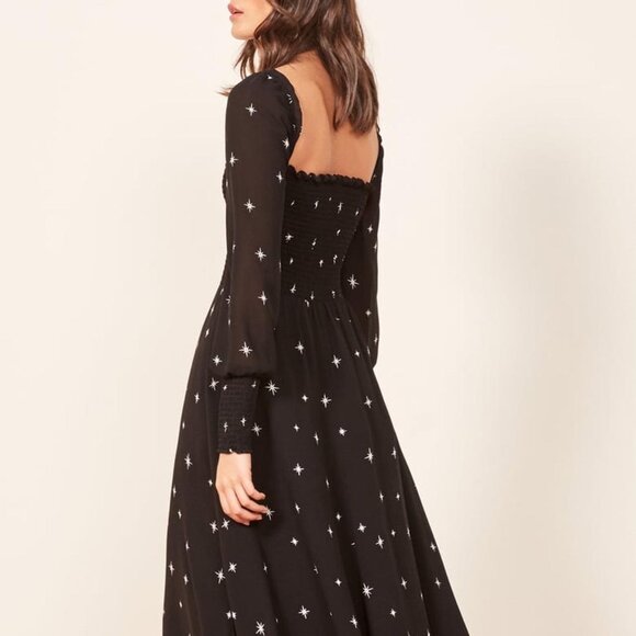 Reformation Rowan Midi Dress - Constellation print - Picture 3 of 5
